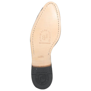 "Men's Charro Ankle Boot Leather Nobuck Black" - "Botín Para Caballero Nobuck Negro"