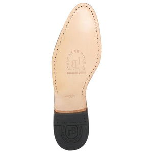 Men's Charro Ankle Boot Leather Caoba" / "Botín Para Caballero Piel Caoba"