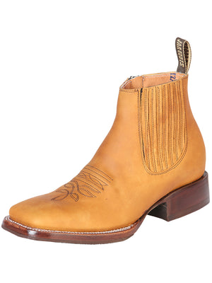 Men's Ankle Boot Leather honey" / "Botín Para Caballero Piel miel"Ankle Boot JAR BOOT'S 809 Crazy Honey